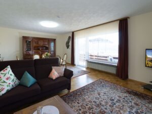 Wohnzimmer Ferienwohnung Haus Nahetal